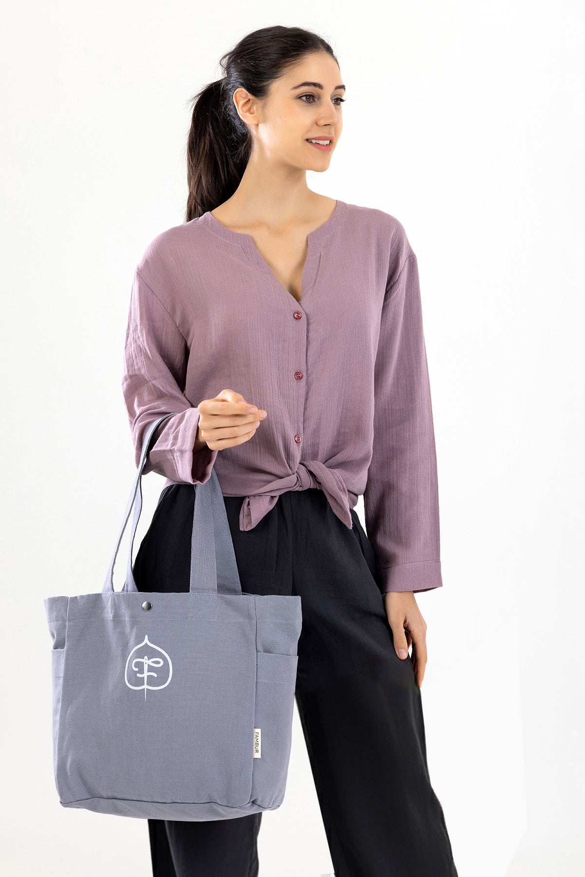 Element Kanvas Çanta - Lila