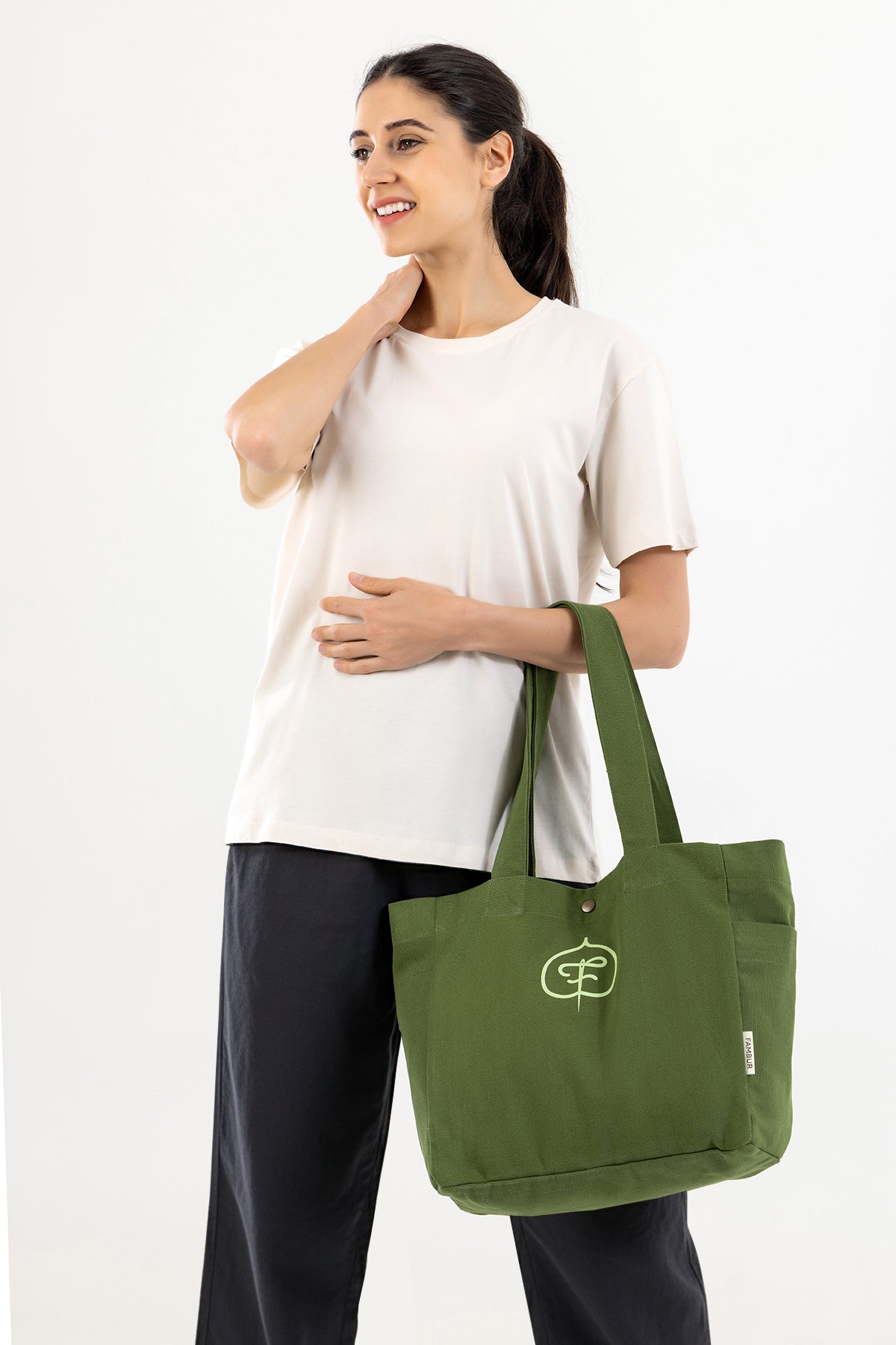 Element Kanvas Çanta - Yeşil