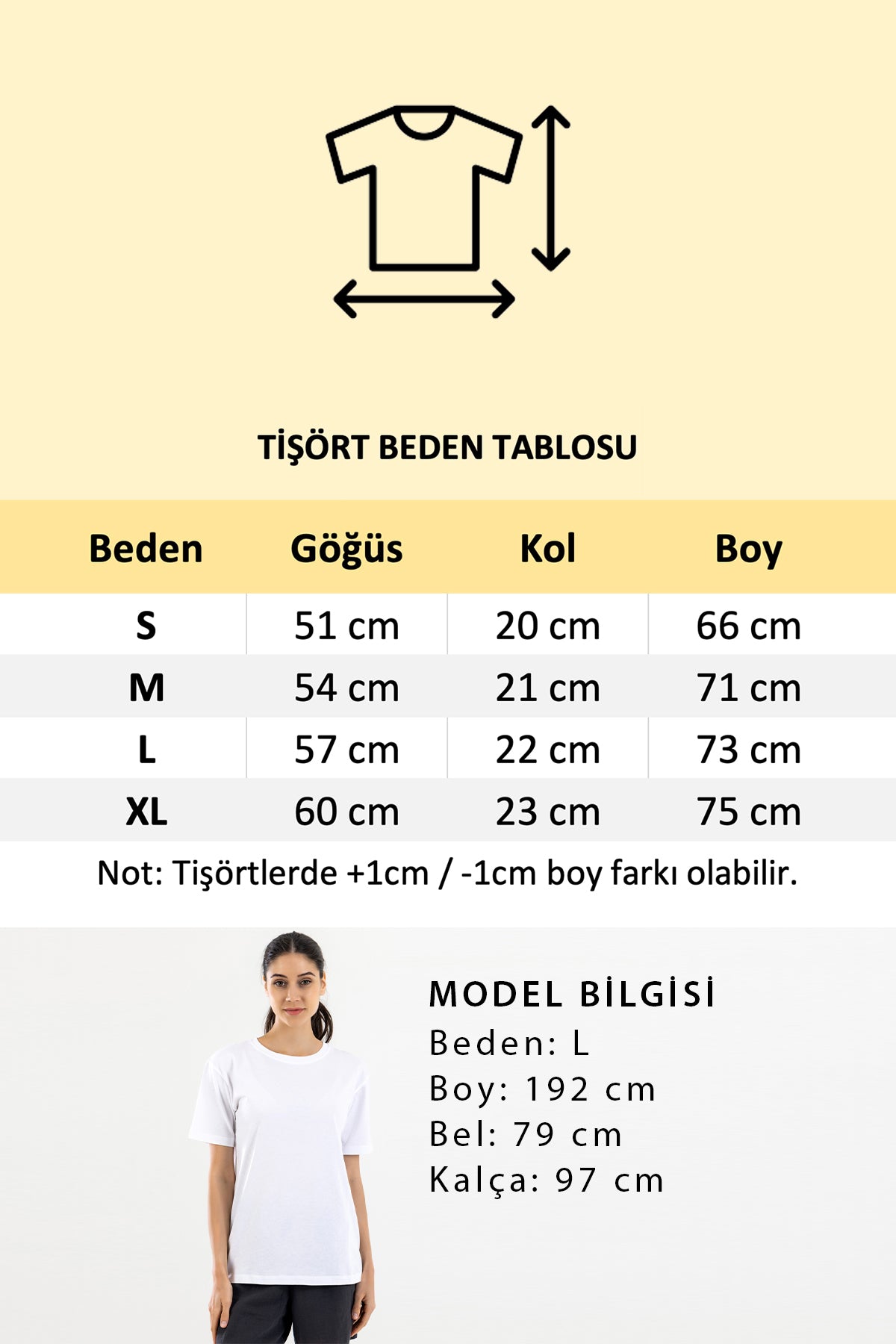 Bisiklet Yaka Kadın Basic Tişört - Beyaz